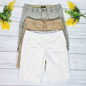 BUNDLE Summer Cargo Shorts | Chino White Shorts